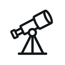 icon_technology_telescope_asymmetrical icon preview