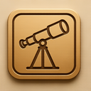 icon_technology_telescope_embossed icon preview
