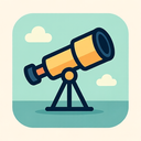 icon_technology_telescope_flat_pastel icon preview