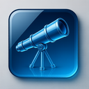 icon_technology_telescope_glassy icon preview
