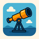 icon_technology_telescope_iconic icon preview