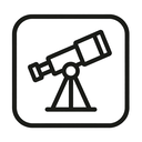 icon_technology_telescope_minimalist icon preview