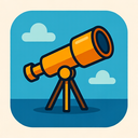 icon_technology_telescope_origami icon preview