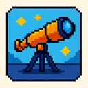 icon_technology_telescope_pixel_art icon preview