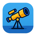 icon_technology_telescope_rounded icon preview