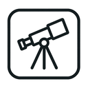 icon_technology_telescope_thin icon preview
