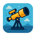 icon_technology_telescope_vector icon preview