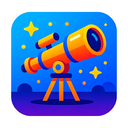 icon_technology_telescope_vibrant_colors icon preview