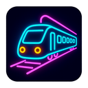 icon_technology_train_neon icon preview