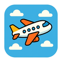 icon_transportation_airplane_cartoon icon preview