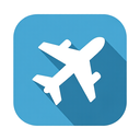 icon_transportation_airplane_flat_design icon preview