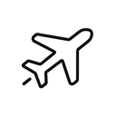 icon_transportation_airplane_minimal_outline icon preview