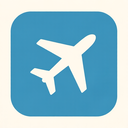icon_transportation_airplane_minimalist icon preview