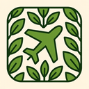 icon_transportation_airplane_organic_pattern icon preview