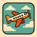 icon_transportation_airplane_retro icon preview