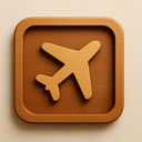 icon_transportation_airplane_wooden icon preview