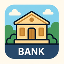 icon_transportation_bank_filled icon preview