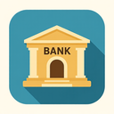 icon_transportation_bank_flat_design icon preview