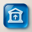 icon_transportation_bank_glassy icon preview