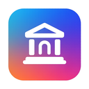 icon_transportation_bank_gradient icon preview