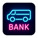 icon_transportation_bank_neon icon preview