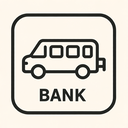 icon_transportation_bank_thin icon preview