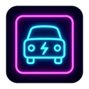 icon_transportation_battery_neon icon preview