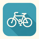 icon_transportation_bicycle_flat_design icon preview