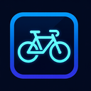 icon_transportation_bicycle_futuristic icon preview