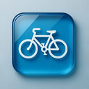 icon_transportation_bicycle_glassy icon preview