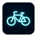 icon_transportation_bicycle_glow_effect icon preview