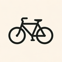 icon_transportation_bicycle_minimalist icon preview