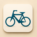 icon_transportation_bicycle_origami icon preview