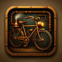 icon_transportation_bicycle_steampunk icon preview