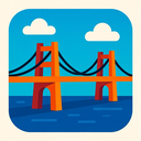 icon_transportation_bridge_abstract icon preview