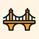 icon_transportation_bridge_bold icon preview