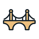 icon_transportation_bridge_filled icon preview
