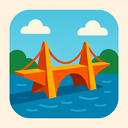 icon_transportation_bridge_origami icon preview