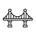 icon_transportation_bridge_outline icon preview
