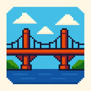 icon_transportation_bridge_pixel_art icon preview