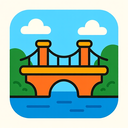 icon_transportation_bridge_playful icon preview