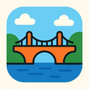 icon_transportation_bridge_rounded icon preview