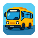 icon_transportation_bus_cartoon icon preview