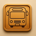 icon_transportation_bus_embossed icon preview