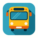 icon_transportation_bus_flat_design icon preview
