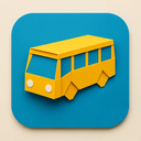 icon_transportation_bus_origami icon preview