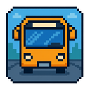 icon_transportation_bus_pixel_art icon preview