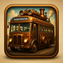 icon_transportation_bus_steampunk icon preview