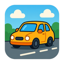 icon_transportation_car_cartoon icon preview