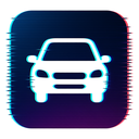 icon_transportation_car_digital_glitch icon preview